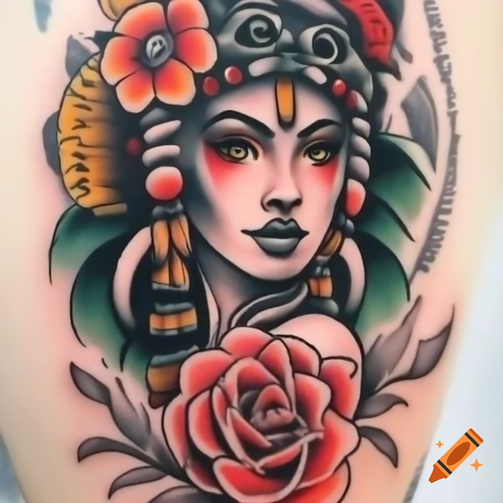 craiyon_105046_Maya__Lenca__Pipil__Xinca_inspired_tattoo_drawing